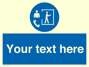 Custom Mandatory: Entry only with supervisor outside